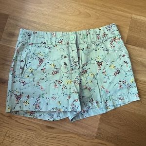 LOFT floral shorts, 4” inseam